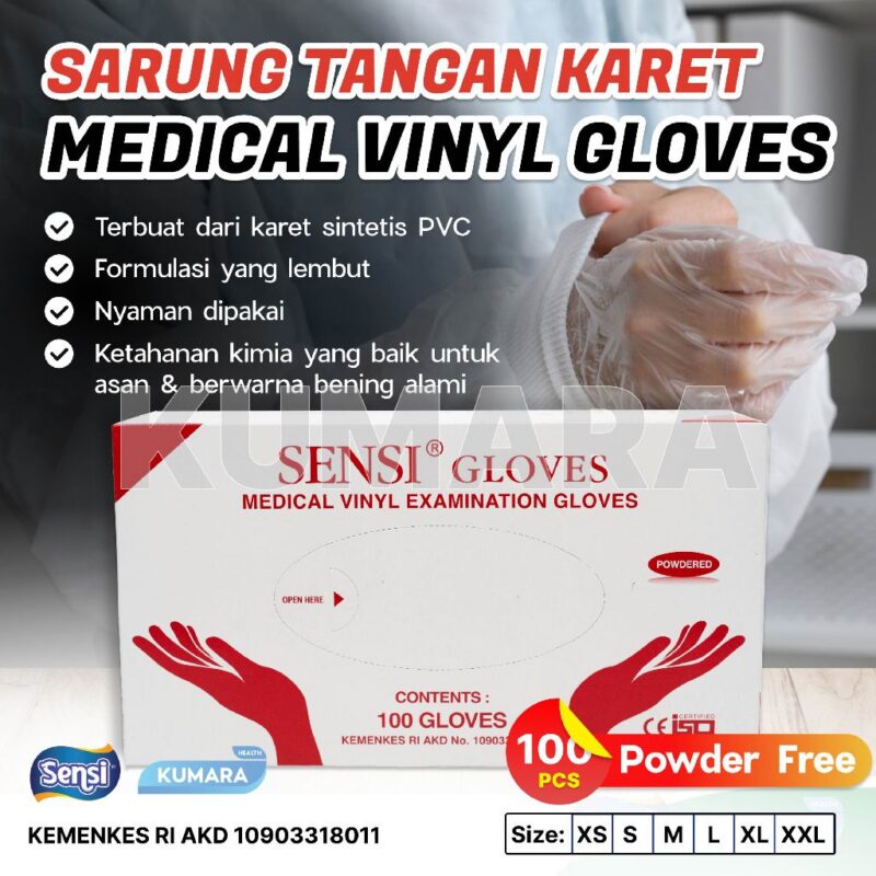 SENSI - Sarung Tangan Vinyl Powdered 1 ginee 20260807172617764 2900430299