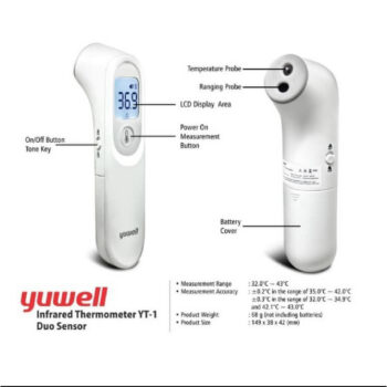 YUWELL -Thermometer Head YT 1C / Thermometer Non Contact 4 ginee 20260810171243679 7007062865