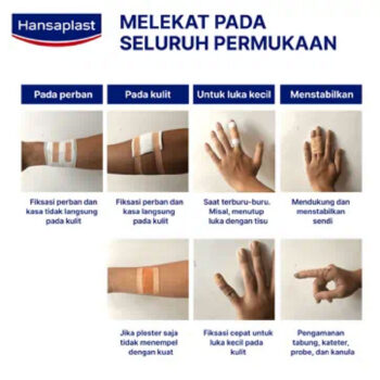 HANSAPLAST - Plester Rol Kain 1.25cm x 5m | Box Isi 10 Rol | KUMARA 7 ginee 20260822110109240 2523527488