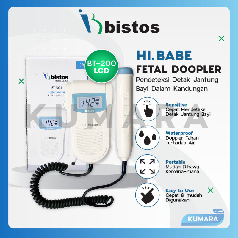 BISTOS - Fetal Doppler HI- BEBE BT 200L LCD | Alat Cek Detak Jantung Janin 1 ginee 20260822121339723 8531498329