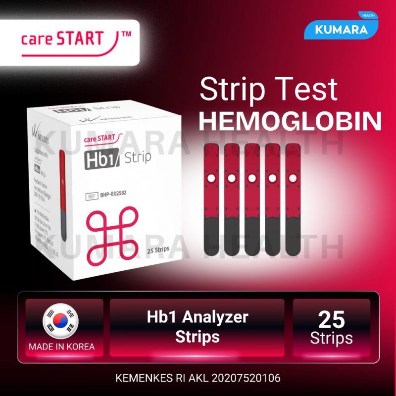 CARESTART - Strip Hemoglobin HB1 Analyzer Isi 25 | KUMARA 1 ginee 20260822125421320 2246853757