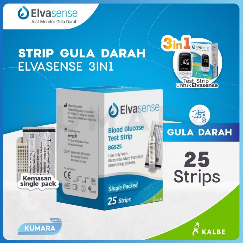 ELVASENSE - Strip Gula Darah isi 25's 1 ginee 20260822133050146 4667890954