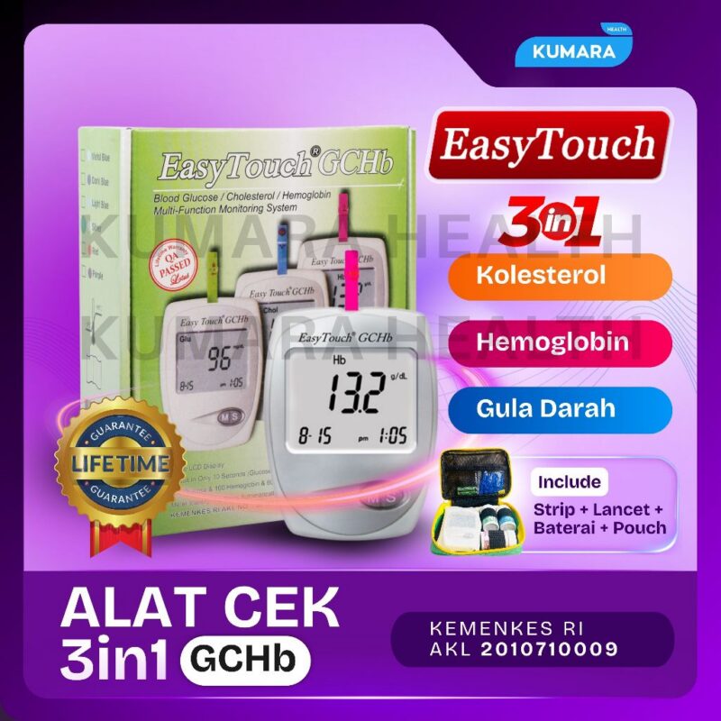 EASY TOUCH - GCHB Alat Cek 3in1 | Gula Darah, Kolesterol, Hemoglobin 1 ginee 20260822133323062 2105712485