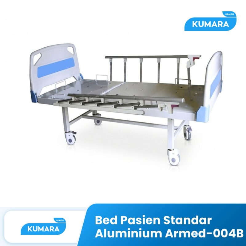KUMARA - Bed Pasien Standar Sandaran Kepala ABS Pengaman Samping Alumunium ARMED-004B 1 233