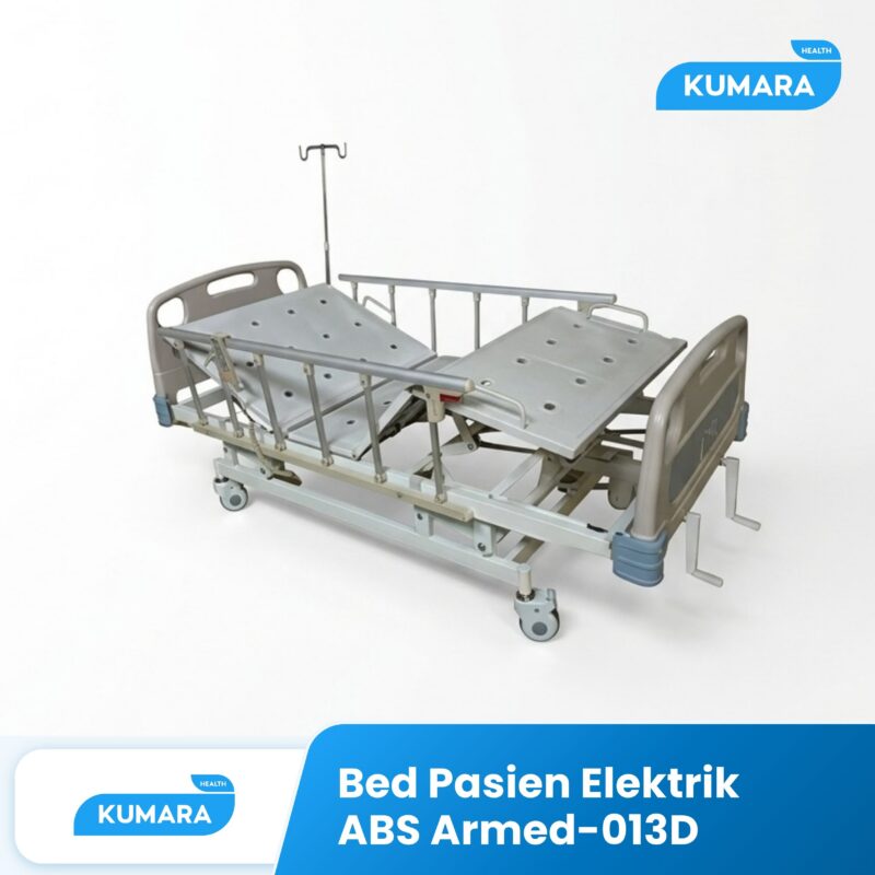KUMARA - Bed Pasien 3 Engkol Semi Elektrik Sandaran ABS + Engkol ABS Pengaman Alumunium ARMED-013D 1 262